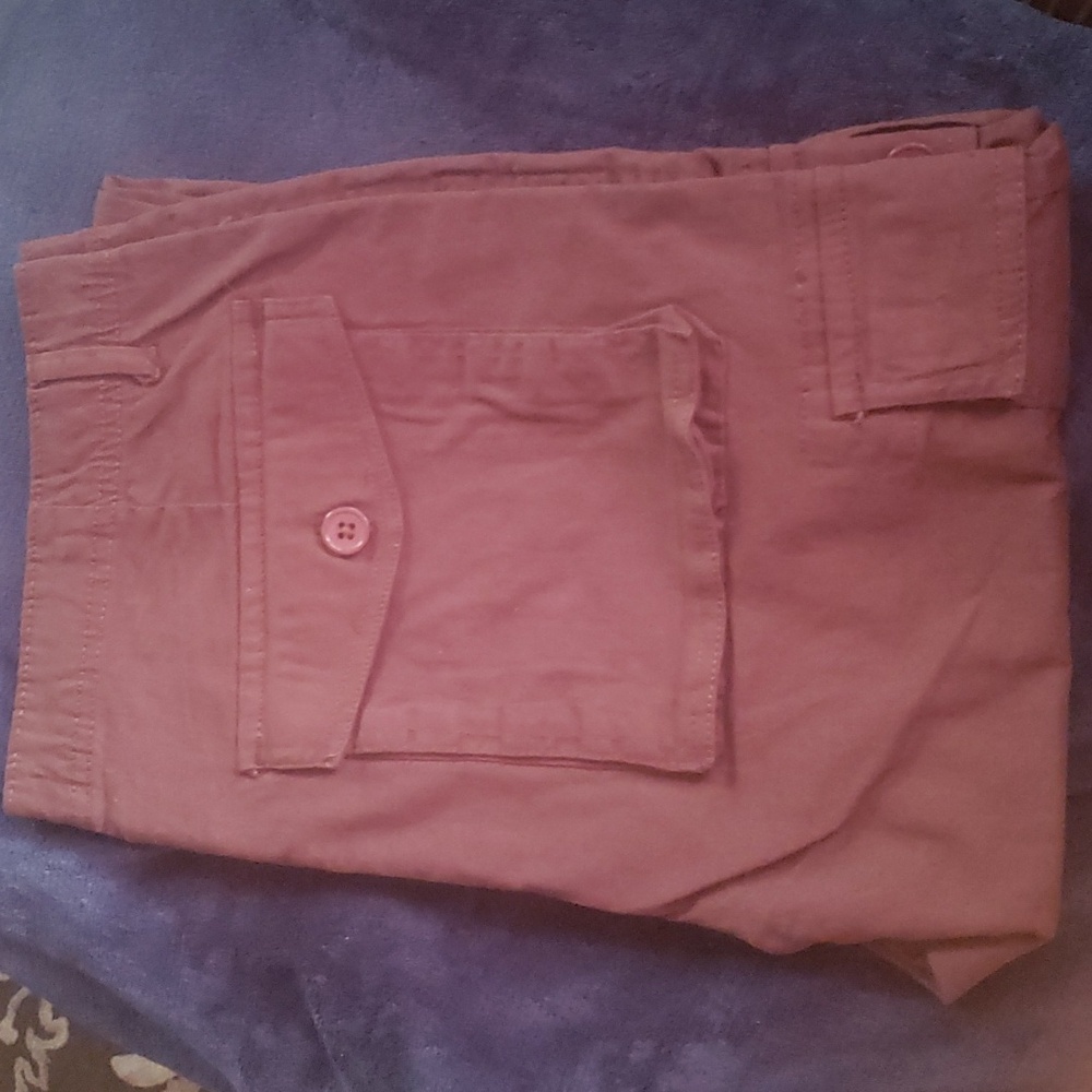 Slim Fit Miller Twill Cargo Pants -Brown